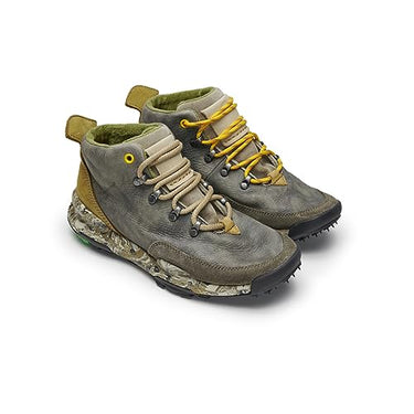 Satorisan - High-top Men's and Women's - Kiso Premium - Vintage Leather Boots Comfortable, Sustainable, and Durable - Color Khakis Black - on Sale